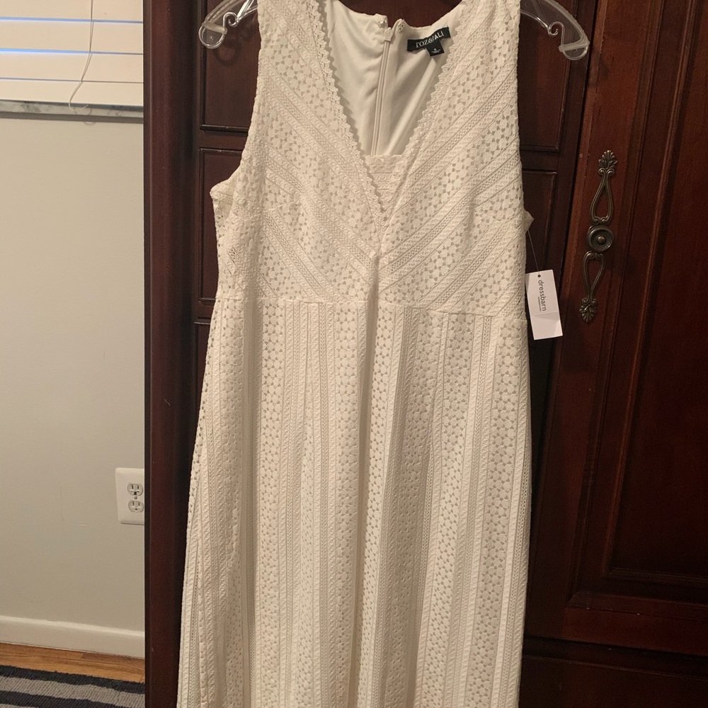 White dress brand new with tags